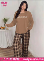 طقم بيجامة شتوي بيج سايز