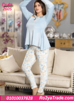 بيجامة حريمي شتوي قطعتين