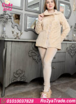 طقم بيجامة شتوي حريمي قطيفة مبطن