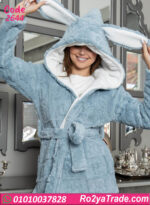 بيجامه حريمي شتوي قطيفة بكابيشو