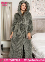 روب حريمي شتوي قطيفة بكابيشو