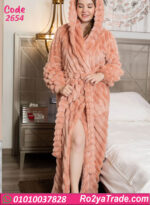 روب حريمي شتوي قطيفة بكابيشو