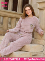 ⁦بيجامة شتوي حريمي 2665⁩ - الصورة ⁦5⁩