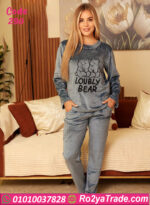 بيجامة شتوي حريمي قطيفة