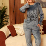 بيجامة شتوي حريمي قطيفة