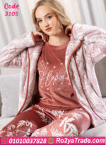 بيجامة فرو شتوي توبي