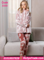 بيجامة فرو شتوي توبي