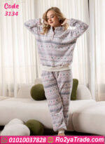 بدلة شتوي قطيفة حريمي