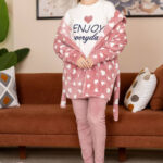 بدلة قطيفة شتوي حريمي بروب