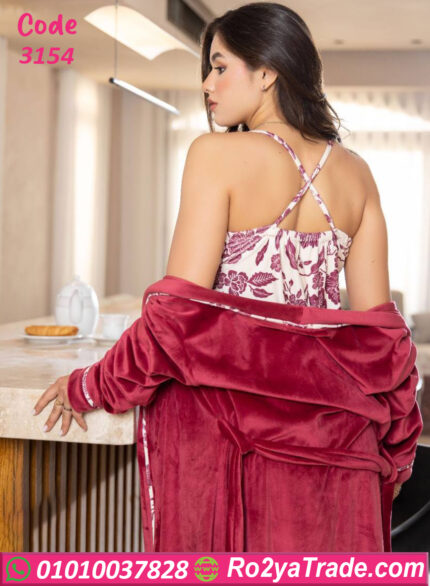 كاش مايوه شتوي قطيفة طويل