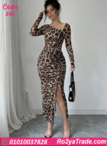 لانجري تايجر طويل حريمي بتصميم سكسي جذاب، خامة مرنة ومريحة، وان سايز مناسب لمعظم الأجسام – كود 346