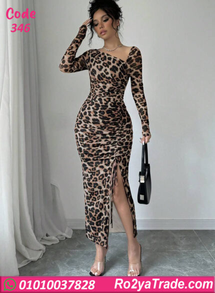 لانجري تايجر طويل حريمي بتصميم سكسي جذاب، خامة مرنة ومريحة، وان سايز مناسب لمعظم الأجسام – كود 346