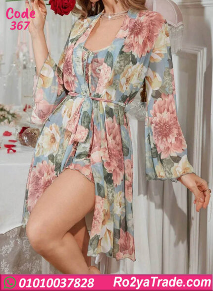 لانجري قصير شيفون حريمي