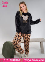 بيجامة شتوي حريمي بيج سايز ميكي