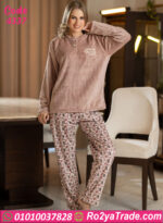 بيجامة شتوي فرو ناعم