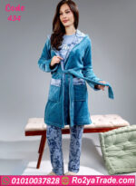 بيجامة شتوي حريمي بالروب