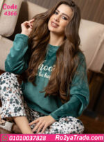 بيجامة حريمي شتوي قطعتين