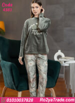بيجامة حريمي شتوي قطعتين