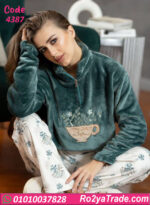 بيجامة حريمي شتوي قطعتين