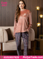 بيجامة حريمي شتوي قطعتين