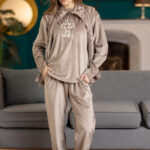 بيجامة حريمي شتوي قطعتين