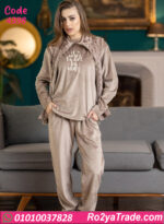 بيجامة حريمي شتوي قطعتين