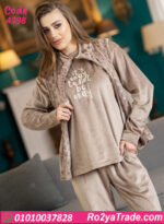 بيجامة حريمي شتوي قطعتين