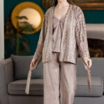 بيجامة حريمي شتوي 3 قطع