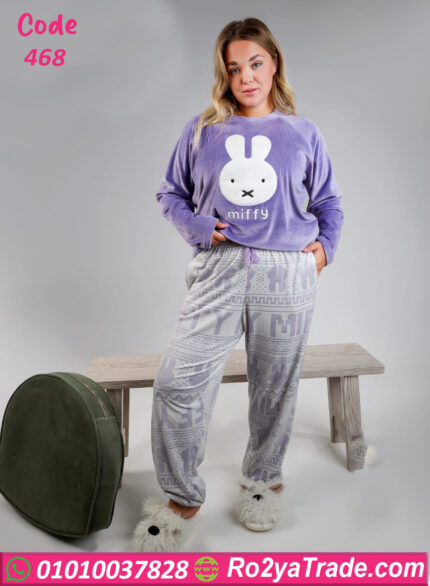 بيجامة شتوي حريمي بيج سايز ميفي