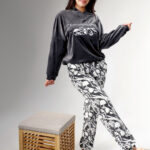 بيجامة شتوي حريمي وان سايز