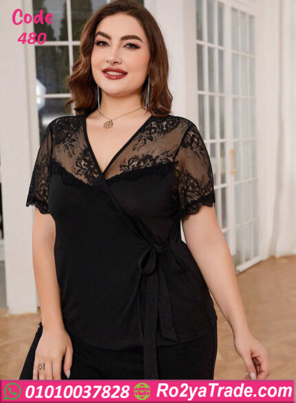 ترنج صيفي دانتيل بيج سايز