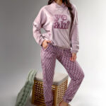 بيجامة قطيفة حريمي