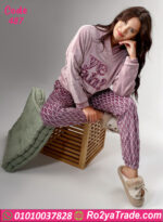 بيجامة قطيفة حريمي