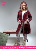 بيجامة شتوي حريمي وان سايز