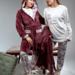 بيجامة شتوي حريمي وان سايز