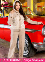 بيجامة شتوي حريمي بغطاء رأس