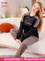 بيجامات شتوي قطيفة نسائي