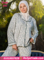 بيجامة قطيفة شتوي نسائي