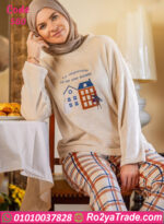 بيجامة قطيفة شتوي نسائية