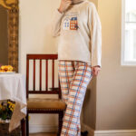 بيجامة قطيفة شتوي نسائية