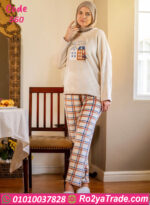 بيجامة قطيفة شتوي نسائية