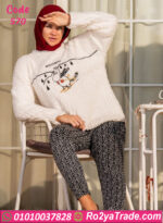 بيجامة فرو شتوي موومين