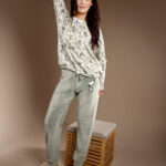 بيجامة شتوي نسائي فرو