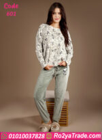 بيجامة شتوي نسائي فرو