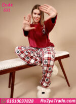 بيجامة شتوي حريمي قطيفة