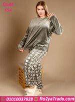 بيجامة شتوي بيج سايز قطيفة