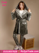 ترينج قطيفة شتوي بالروب