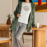 بيجامة حريمي شتوي 3 قطع