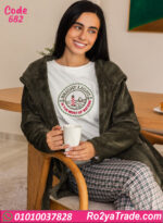 بيجامة حريمي شتوي 3 قطع