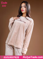 بيجامة حريمي شتوي قطعتين